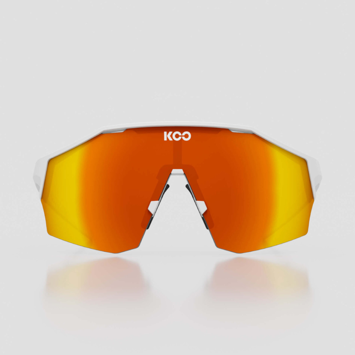Koo Alibi White Matt / Red Mirror